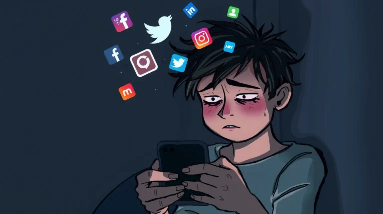 सोशल मीडिया की लत और मानसिक तनाव